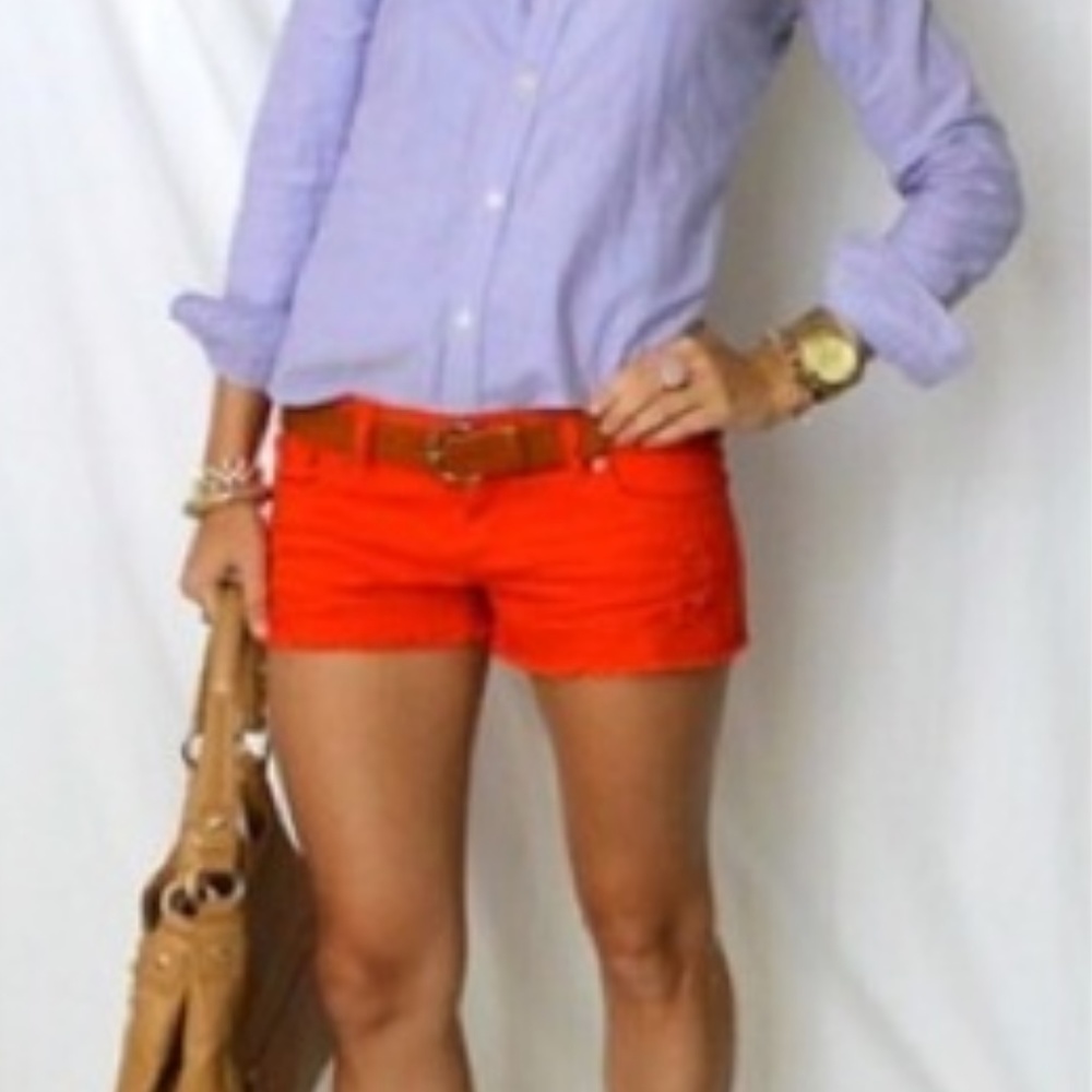 J. CREW Red Chino Shorts